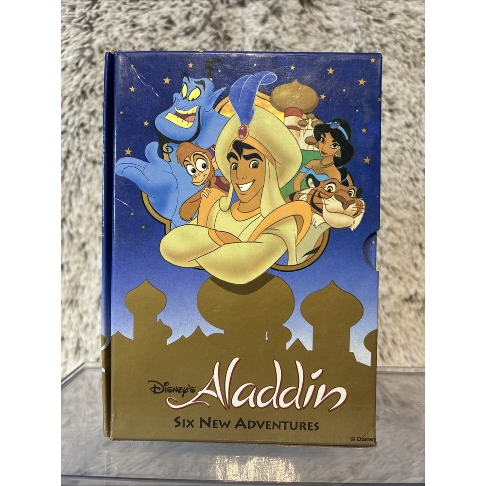Disney's Aladdin Six New Adventures Book Set Books By Mail Collection 1993